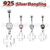 mcdvd19 belly rings surgical steel 316l belly button