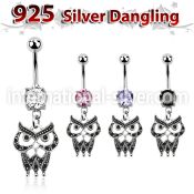 mcdvd21 belly rings surgical steel 316l belly button
