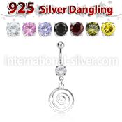 mcdvd32 belly rings surgical steel 316l belly button