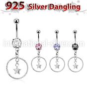 mcdvd33 belly rings surgical steel 316l belly button