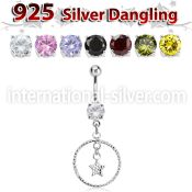 mcdvd33 belly rings surgical steel 316l belly button