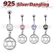mcdvd6 belly rings surgical steel 316l belly button
