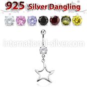 mcdvd8 belly rings surgical steel 316l belly button