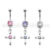 mcdz14s belly rings surgical steel 316l belly button