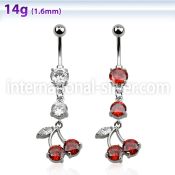 mcdz20 belly rings surgical steel 316l belly button