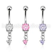 mcdz337 belly rings surgical steel 316l belly button