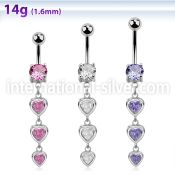 mcdz350 belly rings surgical steel 316l belly button