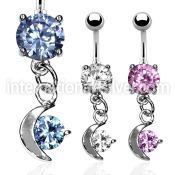 mcdz8 belly rings surgical steel 316l belly button