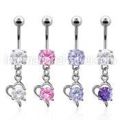 mcdz9 belly rings surgical steel 316l belly button