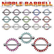 mcnpc3 straight barbells surgical steel 316l nipple