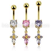 mdgz518 belly rings anodized surgical steel 316l belly button