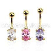 mdgz526 belly rings anodized surgical steel 316l belly button