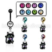 mdk503 belly rings anodized surgical steel 316l belly button