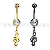 mdk709 belly rings anodized surgical steel 316l belly button