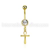 mdk769 anodized surgical steel belly bananas belly piercing