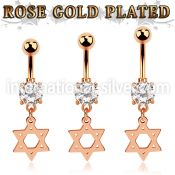 mdrz758 belly rings anodized surgical steel 316l belly button