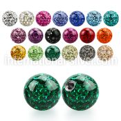 mfr8 loose body jewelry parts surgical steel 316l belly button