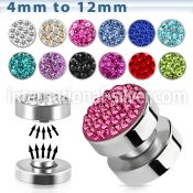 mpmc cheaters illusion plugs and tapers surgical steel 316l belly button
