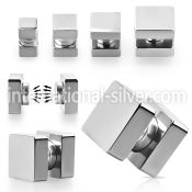 mpsq cheaters  illusion plugs and tapers surgical steel 316l ear lobe