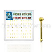 nbx18b nose bone silver 925 nose