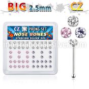 nbzbm25 nose bone silver 925 nose