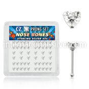 nbzhc nose bone silver 925 nose