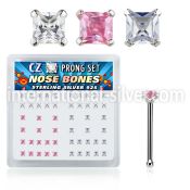 nbzqm nose bone silver 925 nose