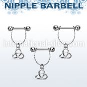 npdl9 straight barbells surgical steel 316l nipple