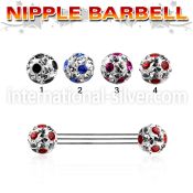 npfr5a straight barbells surgical steel 316l nipple