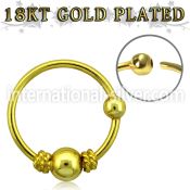 nr17rg nose hoop silver 925 nose