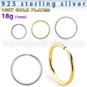 nr31 seamless segment rings silver 925 nose