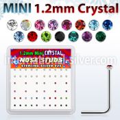 ns5mx 925 silver nose screws and nose studs nose piercing