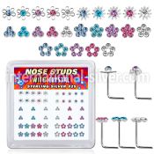 nsbxm7m 925 silver nose screws and nose studs nose piercing