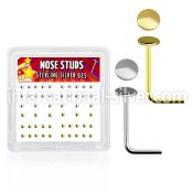 nsmx4 l shape nose studs silver 925 nose
