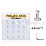 nspen16 925 silver nose screws and nose studs nose piercing