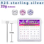 nyczbxm bend it to fit nose studs silver 925 nose