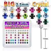 nyp19mx bend it to fit nose studs silver 925 nose