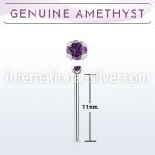 nypge1 bend it to fit nose studs silver 925 nose