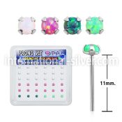 nypo2 bend it to fit nose studs silver 925 nose