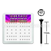 nyrb6xc bend it to fit nose studs silver 925 nose