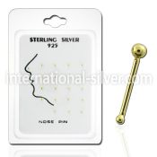 p18kgb nose bone silver 925 nose