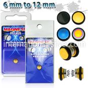 pkmp27 cheaters  illusion plugs and tapers anodized surgical steel 316l belly button