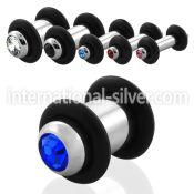 plc plugs gauges surgical steel 316l ear lobe