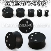 pwkkca plugs gauges organic body jewelry ear lobe