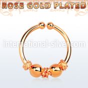 rssep12f fake illusion body jewelry silver 925 septum