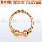 rssep12l fake illusion body jewelry silver 925 septum