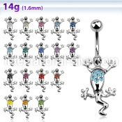 se009 belly rings surgical steel 316l belly button