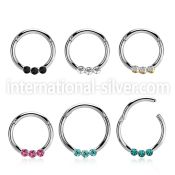 segh16e surgical steel seamless and segment rings ear otherseyebrow helix septum piercing