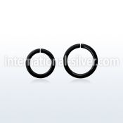 selt14 anodized surgical steel seamless and segment rings ear othersear lobe eyebrow intim nipple nose bridge septum piercing