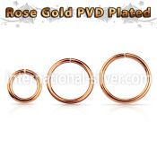 seltt16 seamless segment rings anodized surgical steel 316l nose